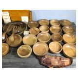 Lot of Mostly Myrtlewood Bowls