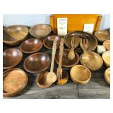 Lot of Mostly Myrtlewood Bowls