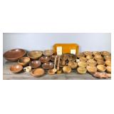 Lot of Mostly Myrtlewood Bowls