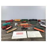 Lot of Train Cars and Accessories