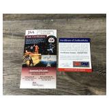 2 - Framed Autographed Pictures of Cheech & Chong with Certificates of Authenticity