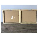 2 - Framed Autographed Pictures of Cheech & Chong with Certificates of Authenticity