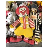 Lot of Stuffed Animals & More - McDonald’s - Smurf - Beanie Babies - Garfield - Coca Cola