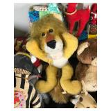 Lot of Stuffed Animals & More - McDonald’s - Smurf - Beanie Babies - Garfield - Coca Cola