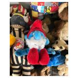 Lot of Stuffed Animals & More - McDonald’s - Smurf - Beanie Babies - Garfield - Coca Cola