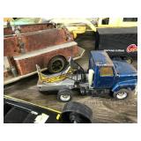 Lot of Toy Trucks - Semis / Trailers  -  Race Car - Grader & More