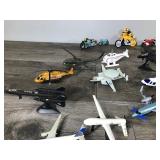 Lot of Collectible Planes / Jets Boats & Motorcycles