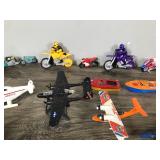 Lot of Collectible Planes / Jets Boats & Motorcycles