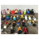 Lot of Lego Figurines and Some Lego Pieces