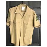 USMC Khaki Short Sleeve Dress Shirt - Possible Vietnam Era
