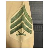 USMC Khaki Long Sleeve Military Dress Shirt - Possible Vietnam Era