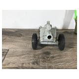 Rare 1963 Guerrilla Toy Booby Trap (Mattel) & A Toy Firing German 88mm Flak 36 Anti Aircraft Gun from WWII