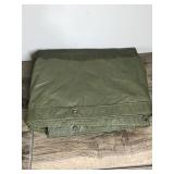 Lot of Military Items - Camouflage Netting - Insect Helmet Covers and Large Tarp