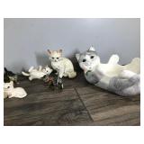 Lot of Cat Figurines - Lefton - Global Art & More
