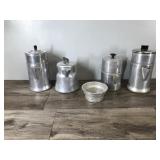 Lot of Aluminum Coffee Makers