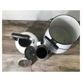 Lot of 2 Vintage Coffee Pots and 1 Newer Coffee Pot