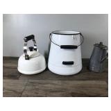 Lot of 2 Vintage Coffee Pots and 1 Newer Coffee Pot