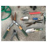 Lawn and Garden Tools with Landscaping Wrap