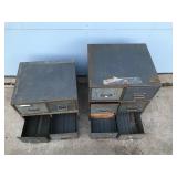 5 - 2 Drawer Metal Storage Boxes