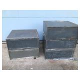5 - 2 Drawer Metal Storage Boxes