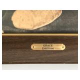 Framed Print Grace Enstrom Praying over a Simple Meal