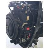 Johnson 28 hp Outboard Boat Motor with Metal 5 Gallon Gas Tank