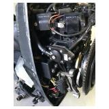 Johnson 28 hp Outboard Boat Motor with Metal 5 Gallon Gas Tank