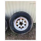 2 - Trailer Tires on Rims - 14” Rims - 5 Bolt