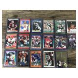 Lot of 17 Football and Baseball Cards - Joe Montana - Cal Ripken Jr. - Steve Young and More