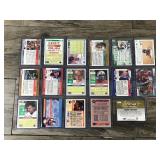 Lot of 17 Football and Baseball Cards - Joe Montana - Cal Ripken Jr. - Steve Young and More