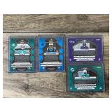 4 - 2023 Panini Rookie Football Cards - Cam Smith - Jonathan Mingo -,Devon Achane - Zay Flowers