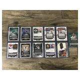 Lot of 11 Football Cards - Warren Sapp - Jaren Hall - Nolan Smith and More