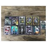 Lot of 11 Football Cards - Warren Sapp - Jaren Hall - Nolan Smith and More