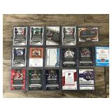 Lot of 16 Football Cards - Ray Lewis - DK Metcalf - Christian Okoye and More