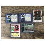 Lot of 5 Football Cards - Jerry Rice - Tony Romo - Travis Kielce and More