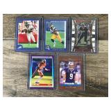 Lot of 5 Football Cards - Jerry Rice - Tony Romo - Travis Kielce and More