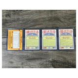 Lot of 4 Minnesota Twins Kirby Puckett Baseball Cards