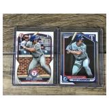 2024 Bowman and Bowman Chrome Texas Rangers Wyatt Langford Baseball Cards