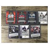 Lot of 7 - 2023 Panini Football Cards - Justin Jefferson - Chris Carter - Joe Burrow and More