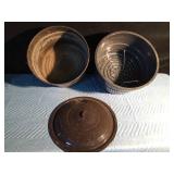 Enamelware Large double boiler canning pot