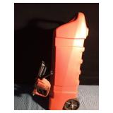 Dura Max gas can on wheels with hose and nozzle