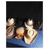 Tote of cowboy hats and others