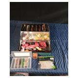 Vintage tackle box of tackle