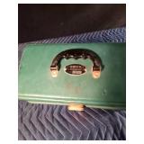 Vintage tackle box of tackle
