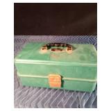 Vintage tackle box of tackle
