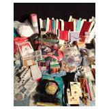 Box of sewing items