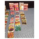 Tin of flower and vegetable seeds