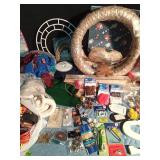 Smoke free tote of craft and sewing supplies