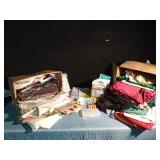 2 Boxes, smoke free material, and a bag of women