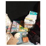 2 Boxes, smoke free material, and a bag of women